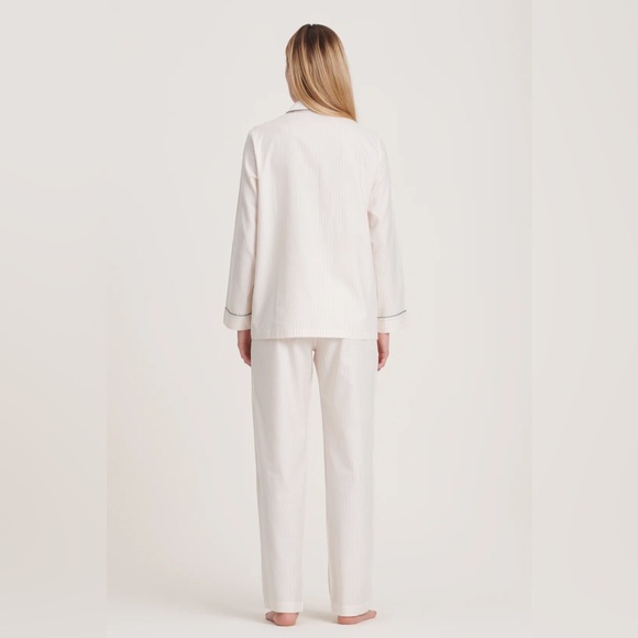 SCHOSTAL ROMA COTTON STRIPED PAJAMA SET - Picture 4 of 11